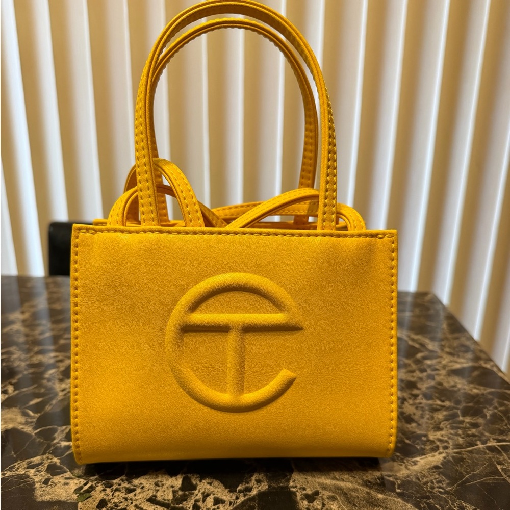 Telfar Small Shopping Bag-Yellow
